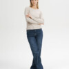 Longsleeve Ripp Mehar kiesel melange von MELAWEAR