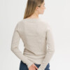 Longsleeve Ripp Mehar kiesel melange von MELAWEAR