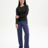 Longsleeve Ripp Mehar schwarz von MELAWEAR