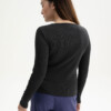 Longsleeve Ripp Mehar schwarz von MELAWEAR