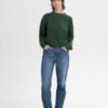 Pullover Rippstrick Adah deep forest melange von MELAWEAR