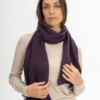 Schal Asmee elderberry melange von MELAWEAR
