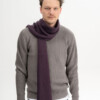 Schal Asmee elderberry melange von MELAWEAR