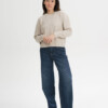 Strickpullover Suriya cream speckles von MELAWEAR