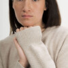 Strickpullover Suriya cream speckles von MELAWEAR