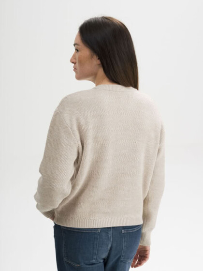 Strickpullover Suriya cream speckles von MELAWEAR