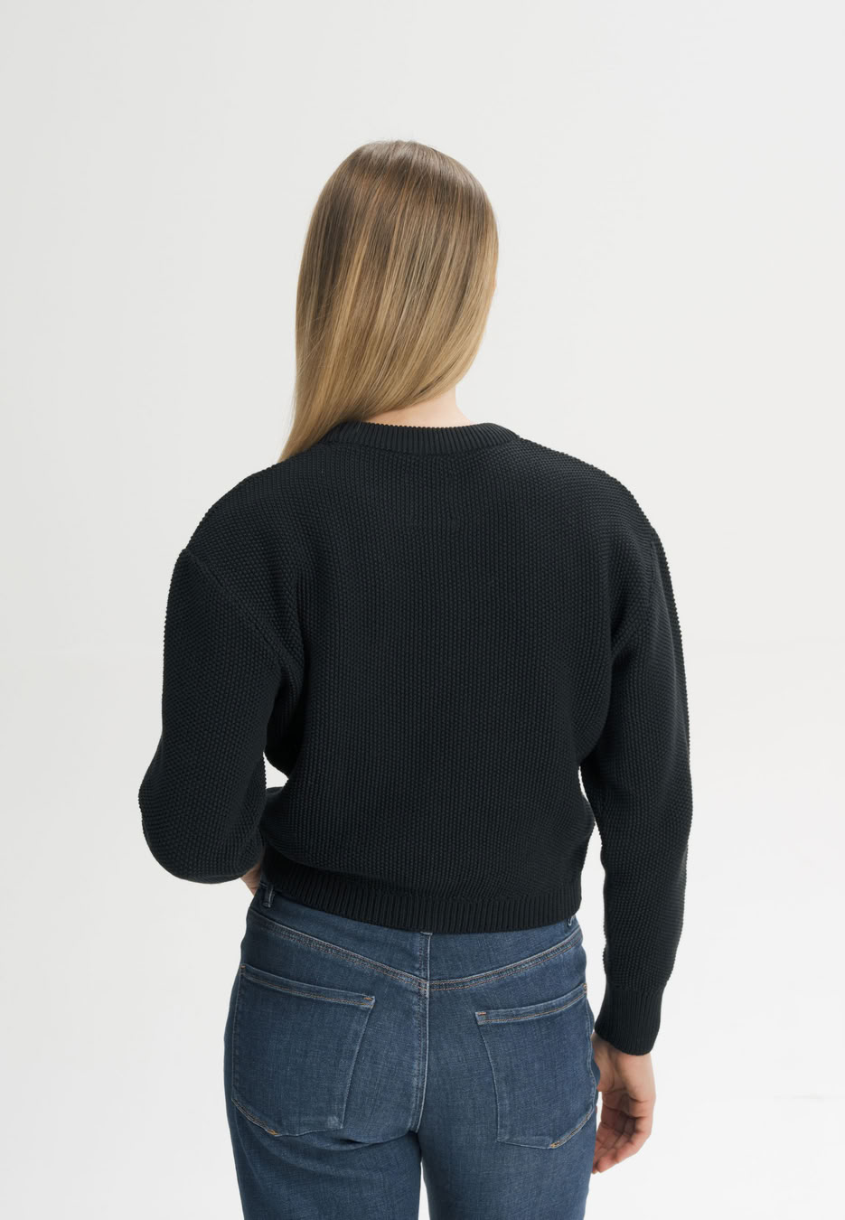 Strickpullover Suriya schwarz von MELAWEAR Strickpullover Suriya schwarz von MELAWEAR