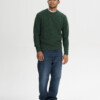 Strickpullover Vareen deep forest melange von MELAWEAR