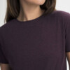T-Shirt Khira elderberry melange von MELAWEAR