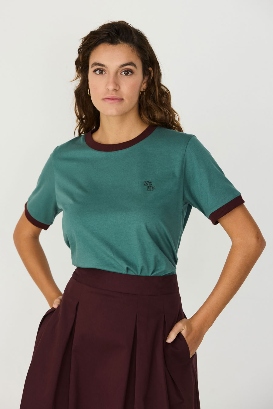 T-Shirt Neskur green von SKFK