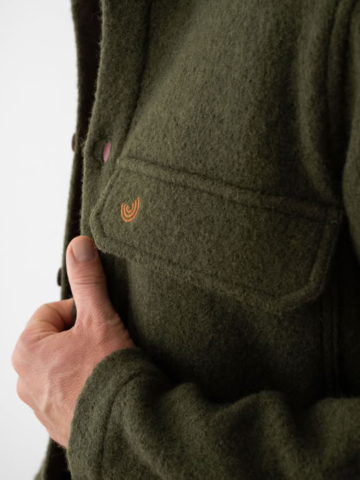 Jacke Streedagh moss green von TWOTHIRDS
