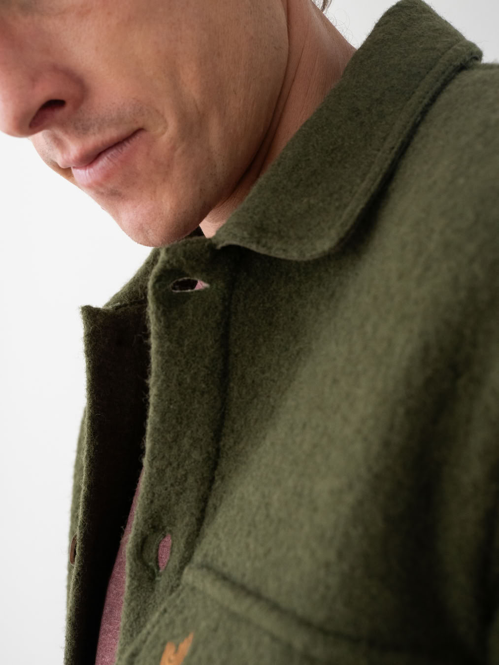 Jacke Streedagh moss green von TWOTHIRDS