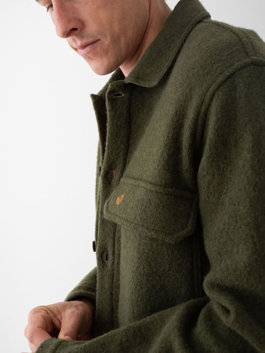 Jacke Streedagh moss green von TWOTHIRDS
