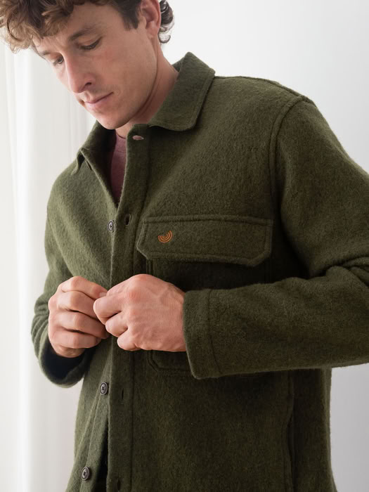 Jacke Streedagh moss green von TWOTHIRDS