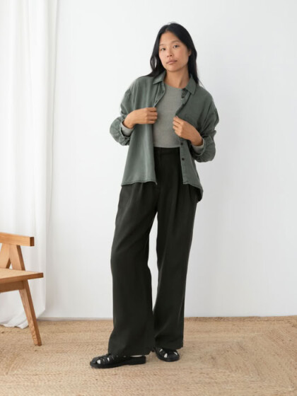 Shirt Recco dark green von TWOTHIRDS Shirt Recco dark green von TWOTHIRDS