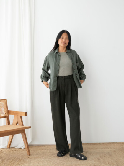 Shirt Recco dark green von TWOTHIRDS