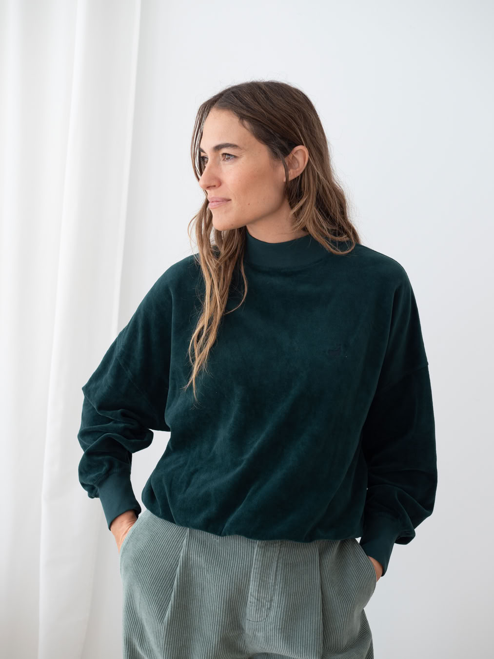 Sweater Binz dark green von TWOTHIRDS