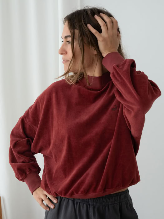 Sweater Binz wine von TWOTHIRDS