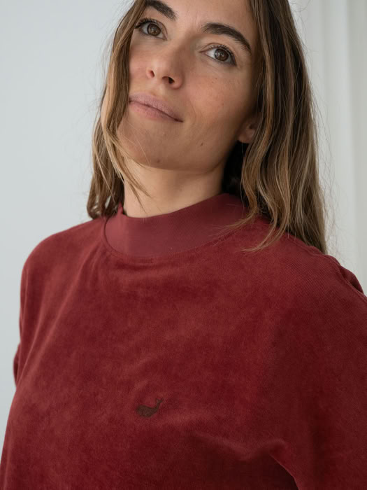 Sweater Binz wine von TWOTHIRDS