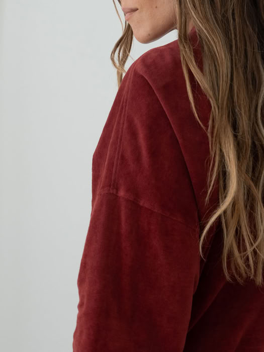 Sweater Binz wine von TWOTHIRDS