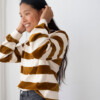 Sweater Hawi gold brown stripes von TWOTHIRDS