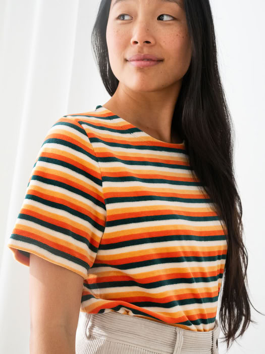 T-Shirt Pitcairn mixed stripes von TWOTHIRDS
