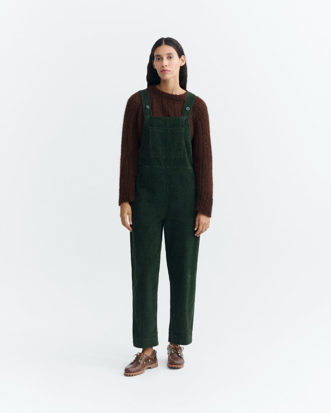 Jumpsuit Luz Corduroy green von Thinking MU Jumpsuit Luz Corduroy green von Thinking MU