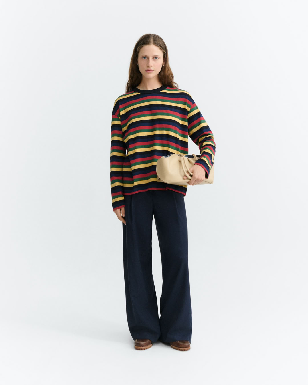 Longsleeve Emily R Rex Yarned Dyed multicolor von Thinking MU
