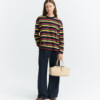 Longsleeve Emily R Rex Yarned Dyed multicolor von Thinking MU