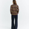 Longsleeve Emily R Rex Yarned Dyed multicolor von Thinking MU