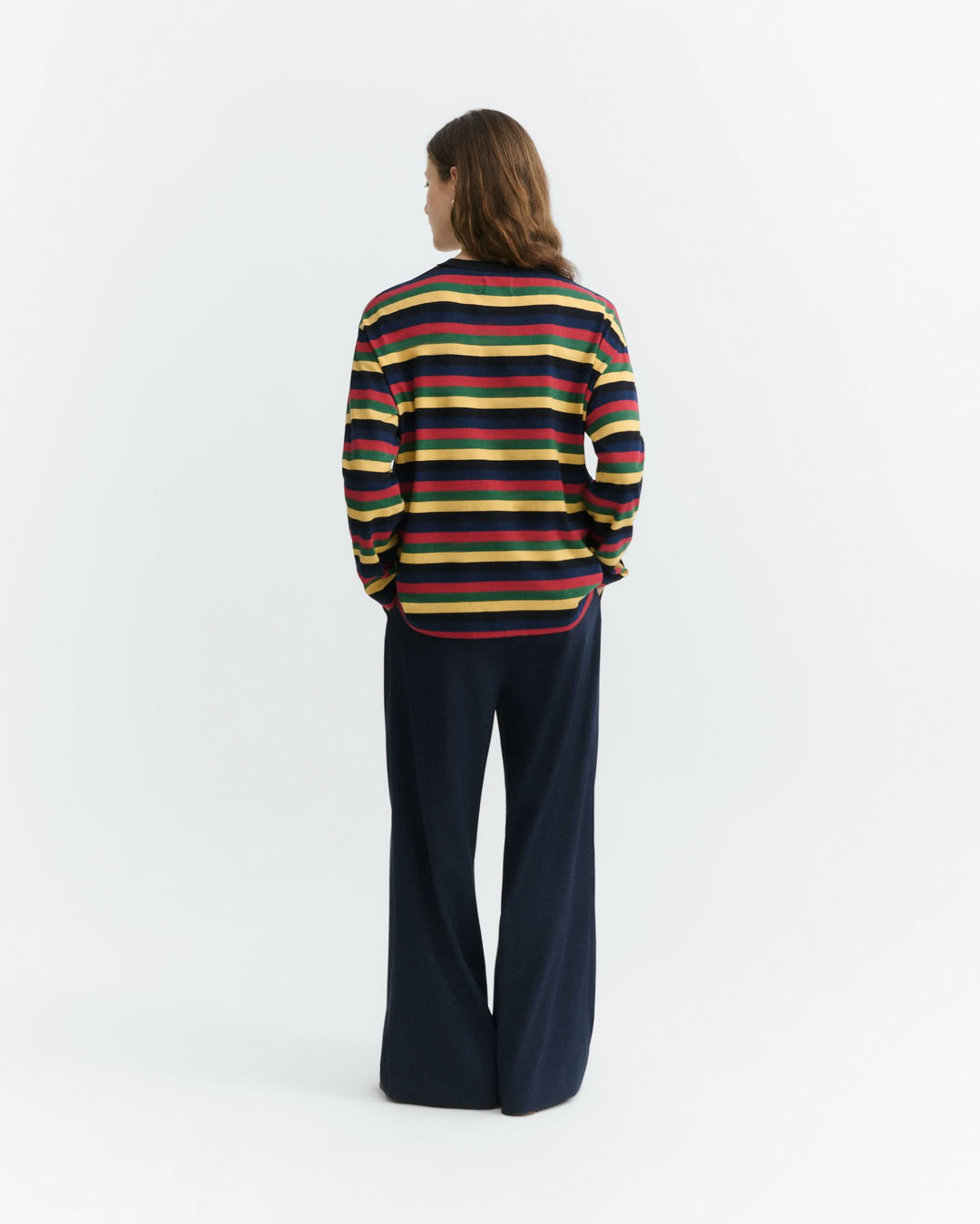 Longsleeve Emily R Rex Yarned Dyed multicolor von Thinking MU