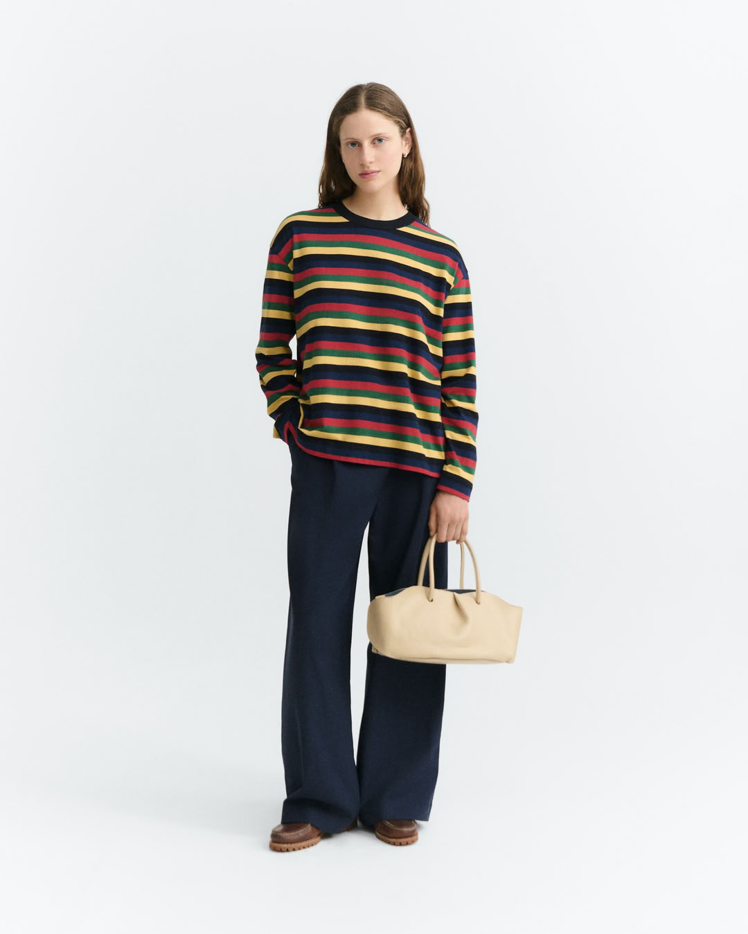 Longsleeve Emily R Rex Yarned Dyed multicolor von Thinking MU
