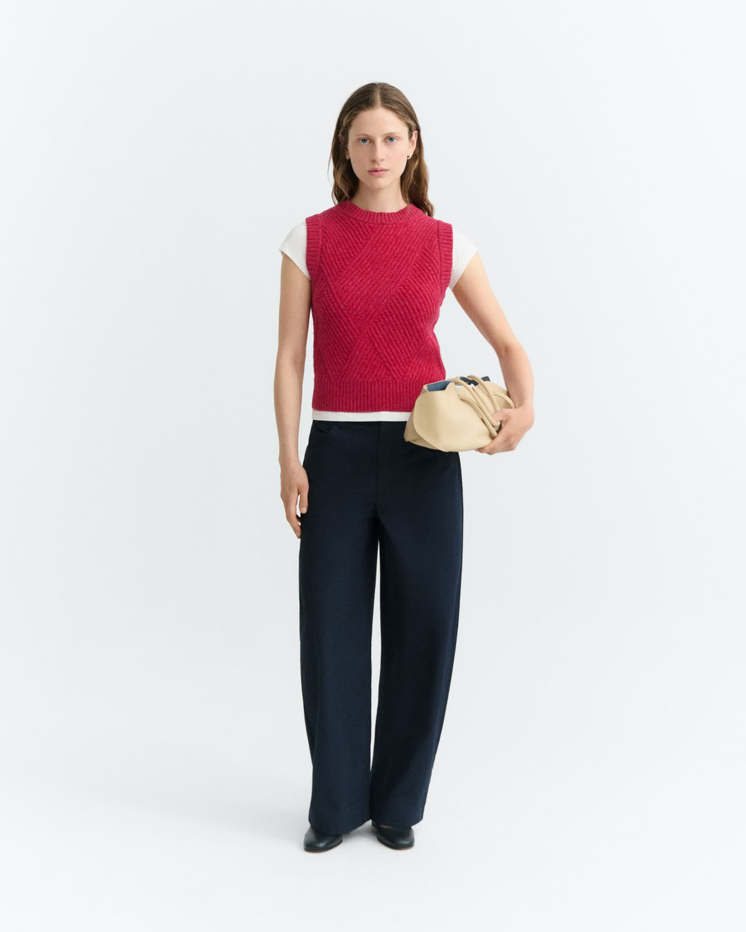 Strickpullunder Kaia red von Thinking MU