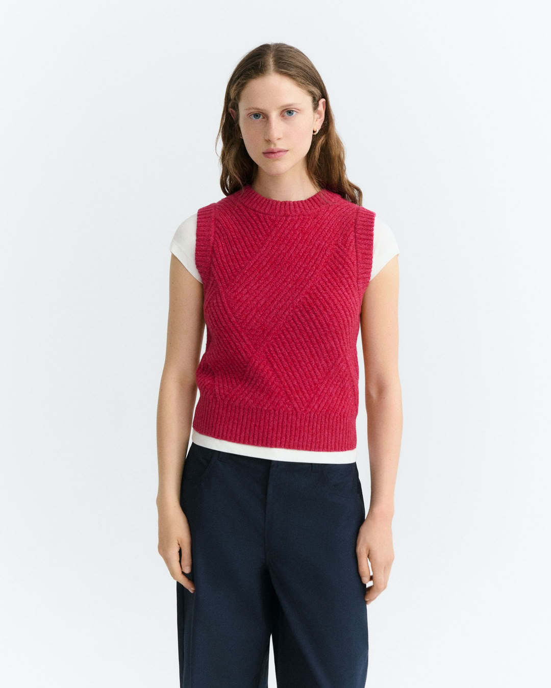 Strickpullunder Kaia red von Thinking MU
