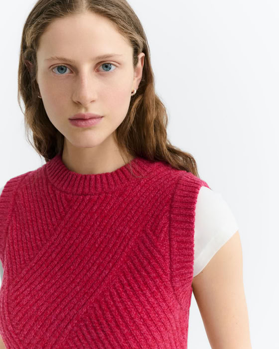 Strickpullunder Kaia red von Thinking MU