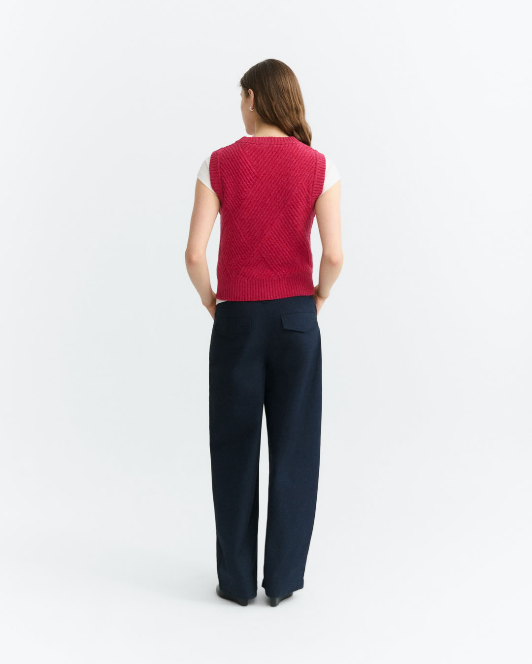 Strickpullunder Kaia red von Thinking MU