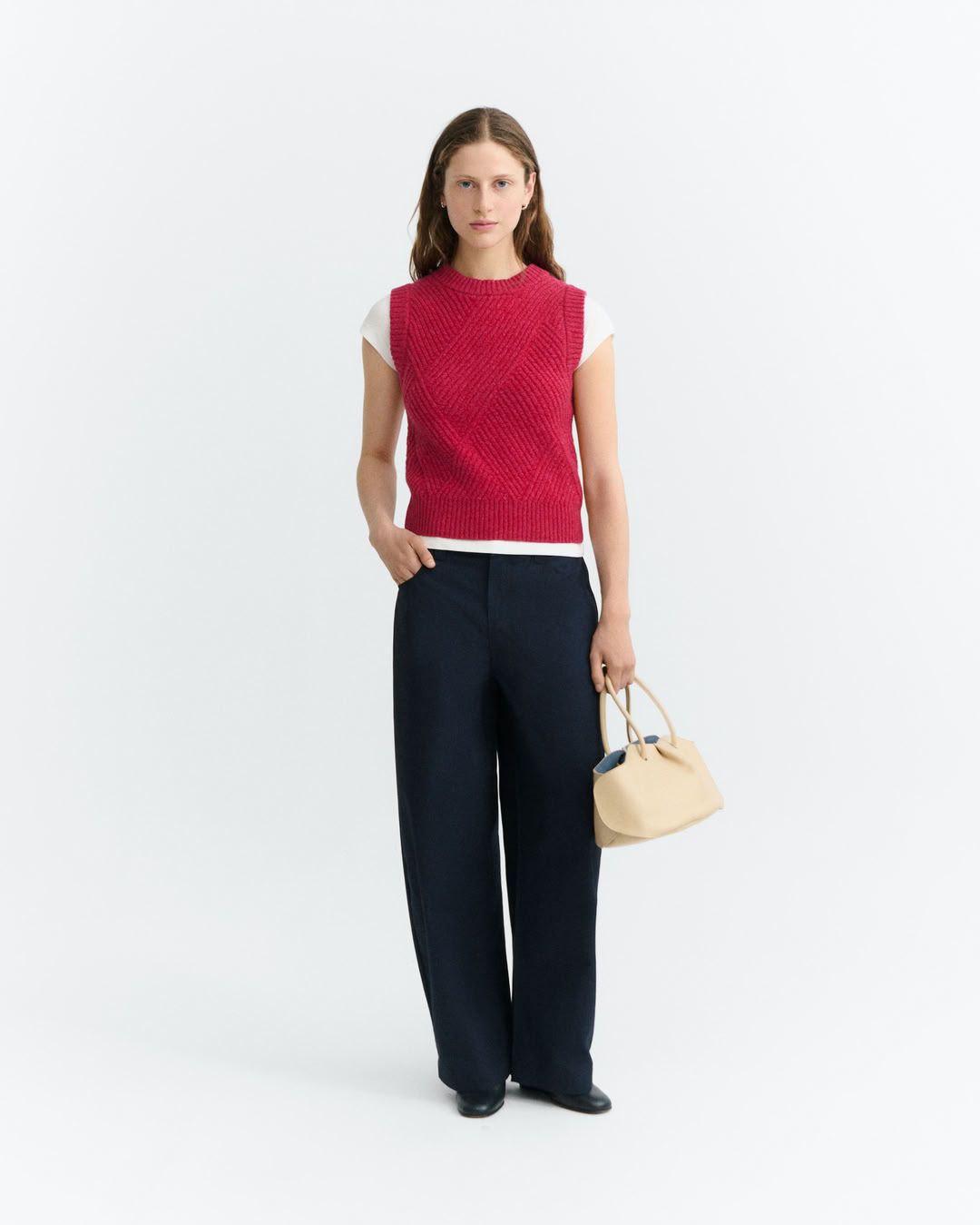 Strickpullunder Kaia red von Thinking MU