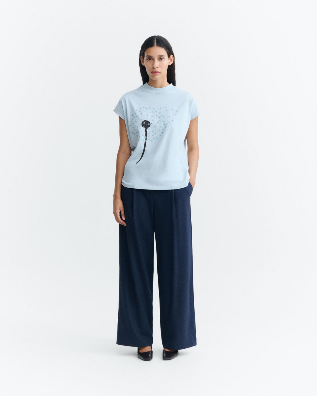 T-Shirt Dandelion Volta blue von Thinking MU