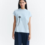 T-Shirt Dandelion Volta blue von Thinking MU