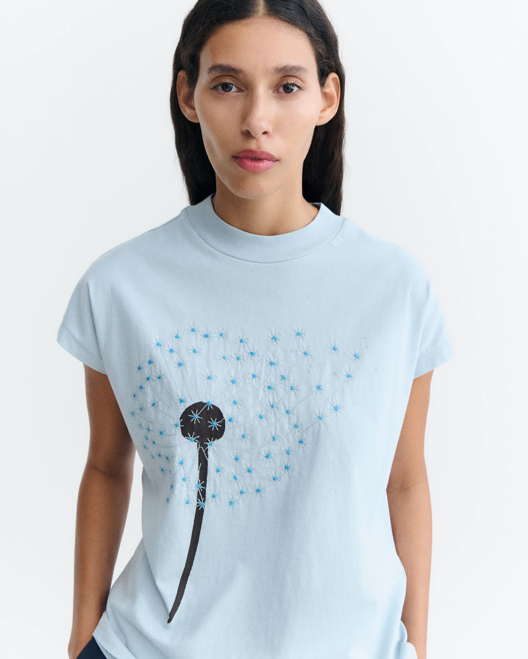 T-Shirt Dandelion Volta blue von Thinking MU