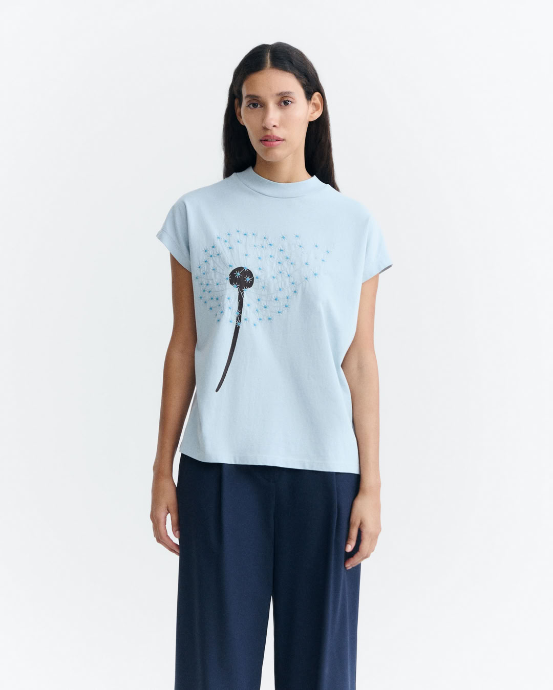 T-Shirt Dandelion Volta blue von Thinking MU
