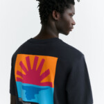T-Shirt Zach Mediterranen Sunrise navy von Thinking MU T-Shirt Zach Mediterranen Sunrise navy von Thinking MU