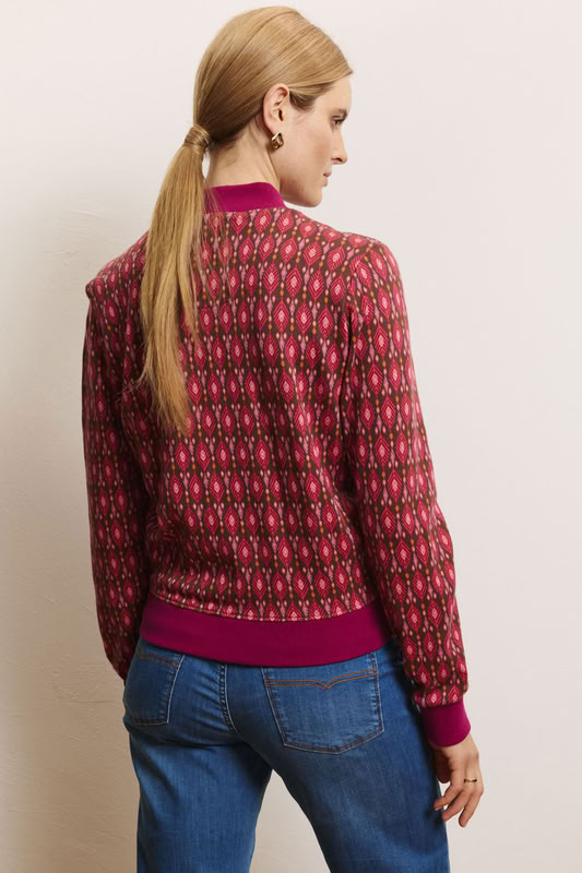 Blouson-Jacke Bimbaa raspberry leaves von Tranquillo Blouson-Jacke Bimbaa raspberry leaves von Tranquillo