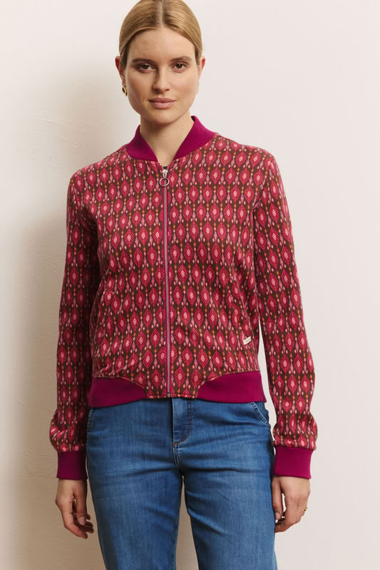 Blouson-Jacke Bimbaa raspberry leaves von Tranquillo Blouson-Jacke Bimbaa raspberry leaves von Tranquillo