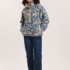 Fleece-Schlupfjacke Jorgaa blue botanics von Tranquillo