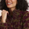 Teddy-Fleecejacke Alinaa burgundy botanics von Tranquillo