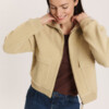 Wollwalk-Jacke Miriaam mojave sand von Tranquillo