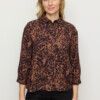 Bluse Cypress Leo cognac brown von recolution