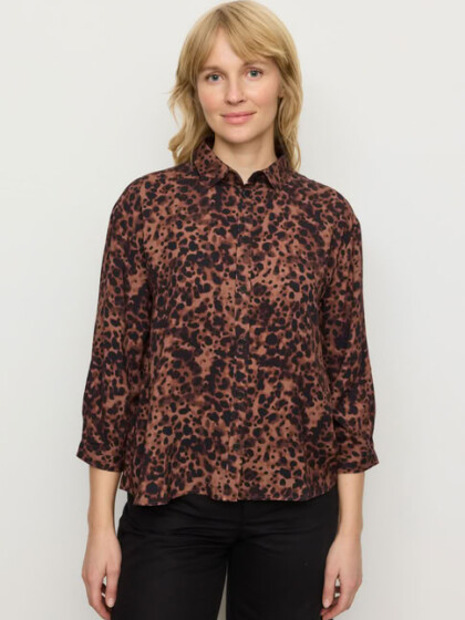 Bluse Cypress Leo cognac brown von recolution Bluse Cypress Leo cognac brown von recolution