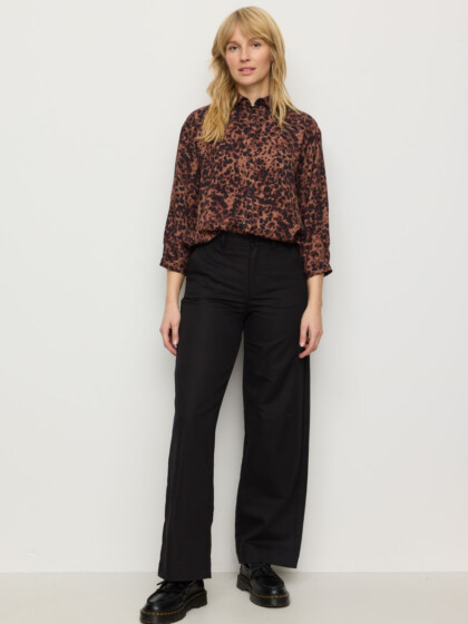 Bluse Cypress Leo cognac brown von recolution